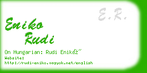 eniko rudi business card